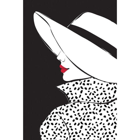 Blair II White Modern Wood Framed Art Print by Pavlova, Martina