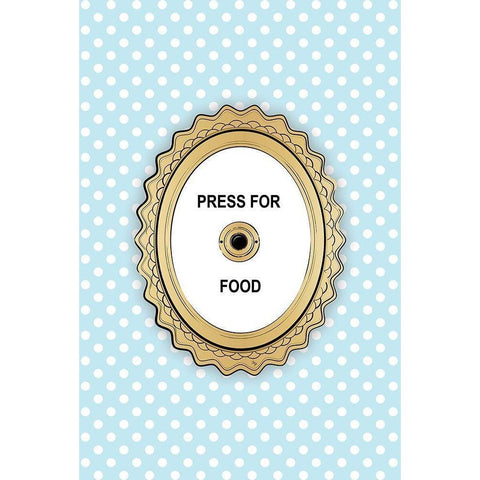 Press 4 Food Black Modern Wood Framed Art Print with Double Matting by Pavlova, Martina