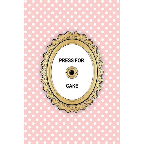 Press 4 Cake Black Modern Wood Framed Art Print with Double Matting by Pavlova, Martina