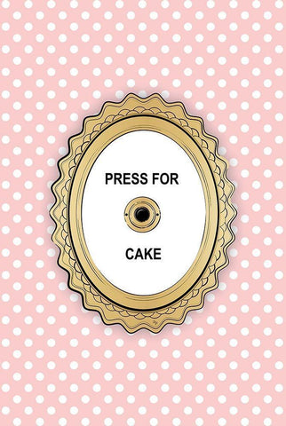 Press 4 Cake Black Ornate Wood Framed Art Print with Double Matting by Pavlova, Martina