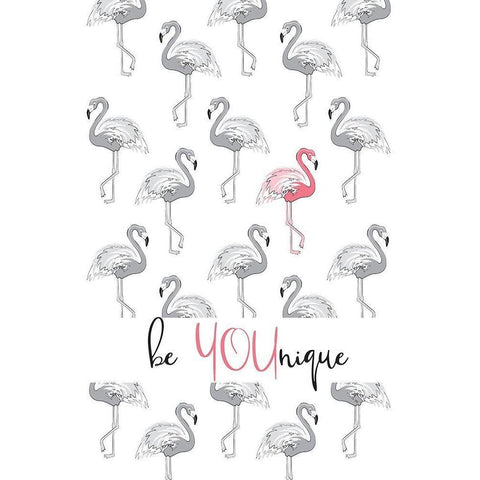 Be You White Modern Wood Framed Art Print by Pavlova, Martina