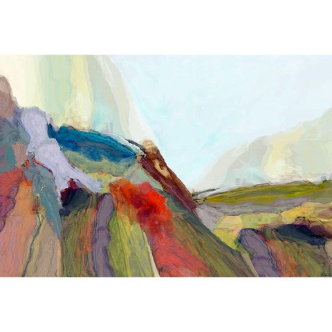 Progression I White Modern Wood Framed Art Print by Tienhaara, Michael