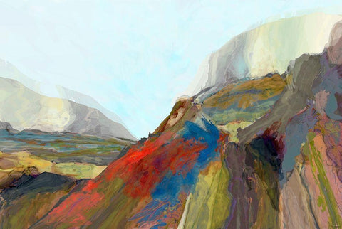 Progression II Black Ornate Wood Framed Art Print with Double Matting by Tienhaara, Michael