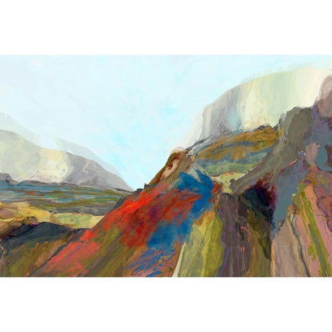 Progression II Black Modern Wood Framed Art Print by Tienhaara, Michael