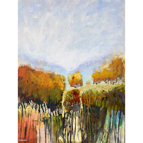 Harmony I White Modern Wood Framed Art Print by Tienhaara, Michael