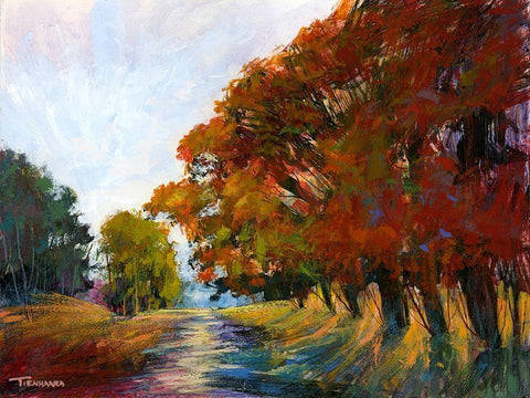 Natures Gestures I White Modern Wood Framed Art Print with Double Matting by Tienhaara, Michael