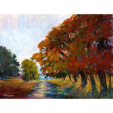 Natures Gestures I White Modern Wood Framed Art Print by Tienhaara, Michael