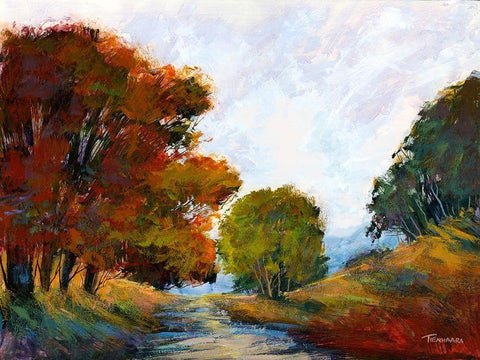 Natures Gestures II Black Ornate Wood Framed Art Print with Double Matting by Tienhaara, Michael