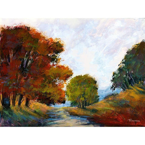 Natures Gestures II Black Modern Wood Framed Art Print with Double Matting by Tienhaara, Michael