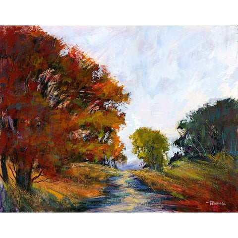 Natures Gestures IV White Modern Wood Framed Art Print by Tienhaara, Michael