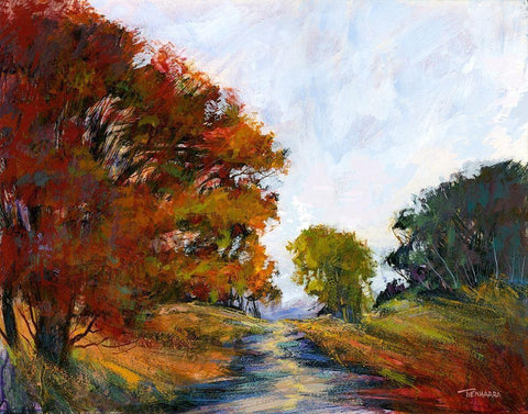 Natures Gestures IV White Modern Wood Framed Art Print with Double Matting by Tienhaara, Michael