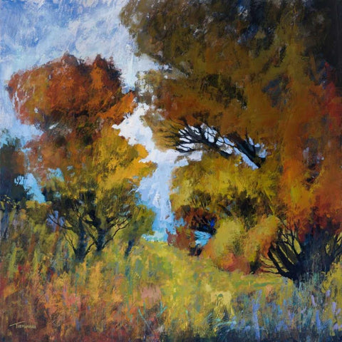 September Surprise I Black Modern Wood Framed Art Print by Tienhaara, Michael