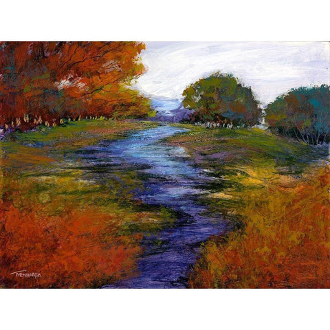 Tranquil Dreams III White Modern Wood Framed Art Print by Tienhaara, Michael