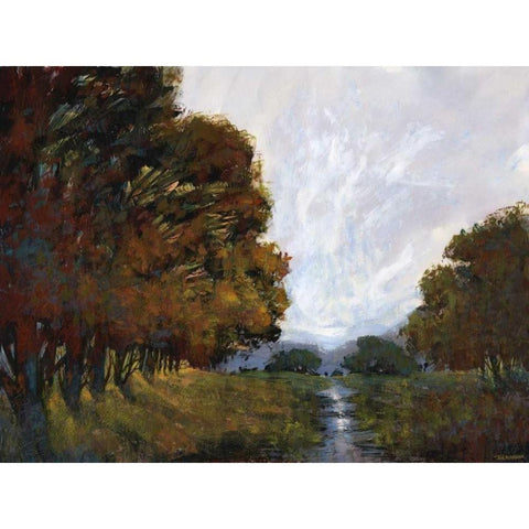 Grand Escape II White Modern Wood Framed Art Print by Tienhaara, Michael