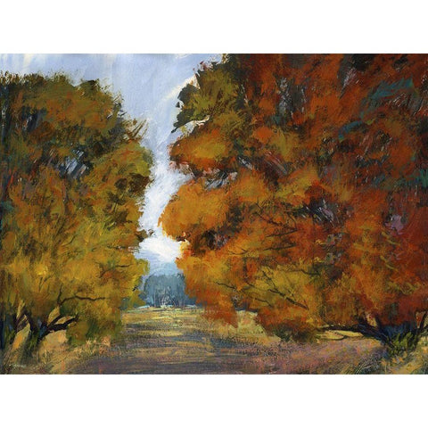 Melodies II White Modern Wood Framed Art Print by Tienhaara, Michael