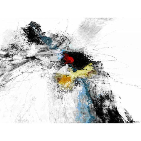 BandW II Gold Ornate Wood Framed Art Print with Double Matting by Tienhaara, Michael