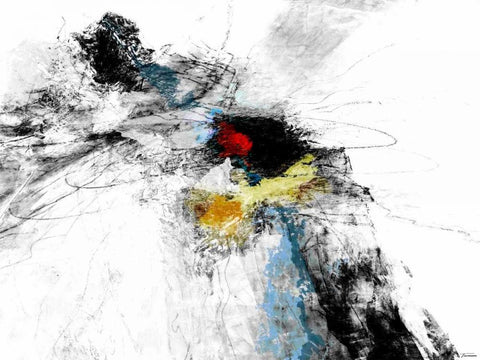 BandW II White Modern Wood Framed Art Print with Double Matting by Tienhaara, Michael