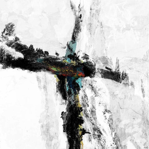 BandW IV White Modern Wood Framed Art Print with Double Matting by Tienhaara, Michael