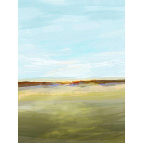 Endless Vista I Gold Ornate Wood Framed Art Print with Double Matting by Tienhaara, Michael