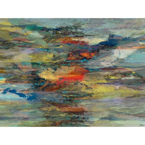 Formations I Black Modern Wood Framed Art Print by Tienhaara, Michael