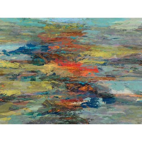 Formations II Black Modern Wood Framed Art Print by Tienhaara, Michael