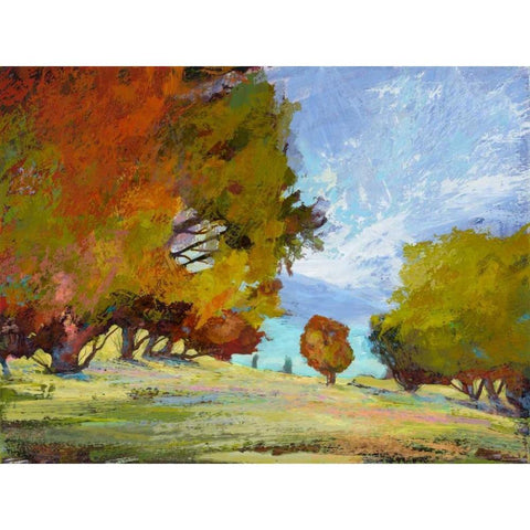 Natures Serenade IX White Modern Wood Framed Art Print by Tienhaara, Michael