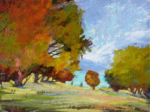 Natures Serenade IX White Modern Wood Framed Art Print with Double Matting by Tienhaara, Michael