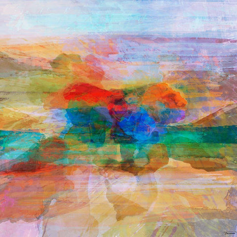 Inspiration VIII White Modern Wood Framed Art Print by Tienhaara, Michael