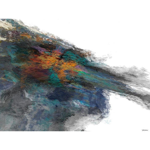 Interlude I White Modern Wood Framed Art Print by Tienhaara, Michael