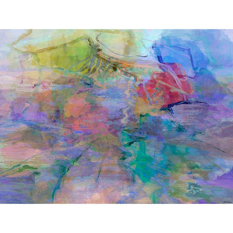 Impressions IV White Modern Wood Framed Art Print by Tienhaara, Michael