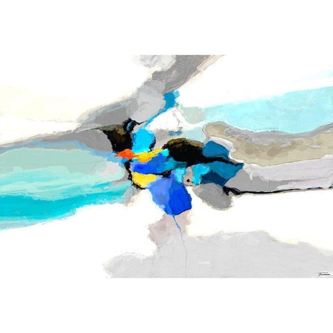 Cumulus I Black Modern Wood Framed Art Print with Double Matting by Tienhaara, Michael