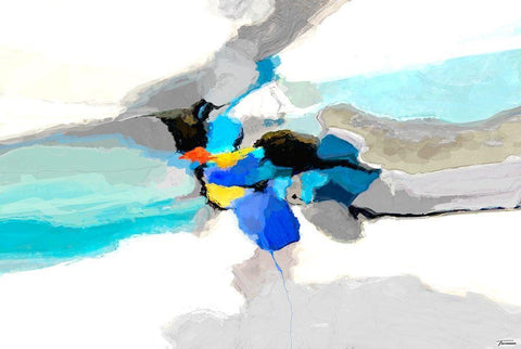 Cumulus I Black Ornate Wood Framed Art Print with Double Matting by Tienhaara, Michael