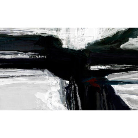 Sculpture III Black Modern Wood Framed Art Print by Tienhaara, Michael