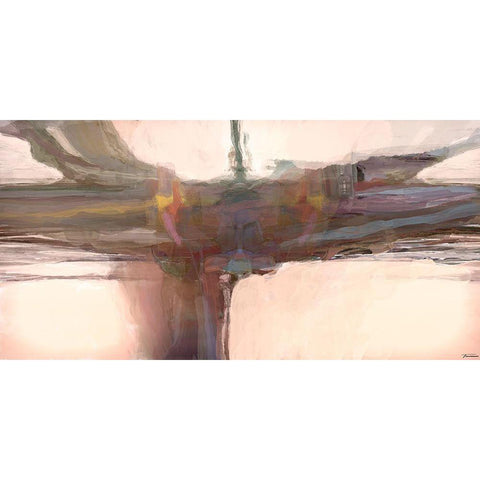 Beige Sculpture I Black Modern Wood Framed Art Print by Tienhaara, Michael