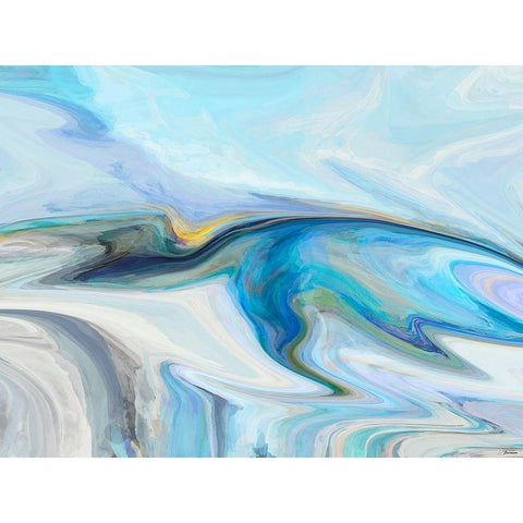 Dreams V Black Modern Wood Framed Art Print with Double Matting by Tienhaara, Michael