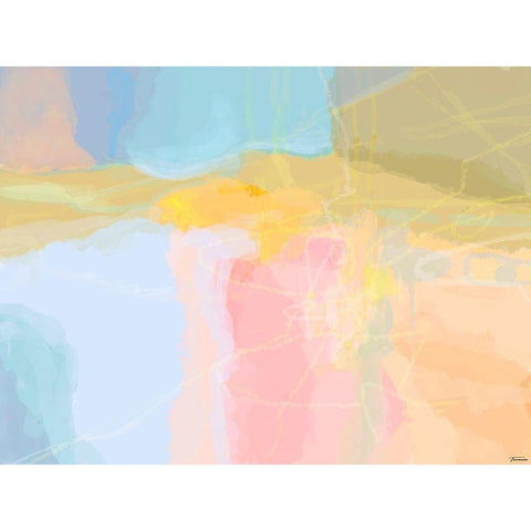 Light II Black Modern Wood Framed Art Print with Double Matting by Tienhaara, Michael