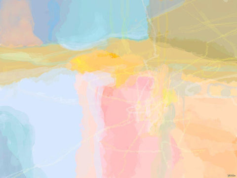 Light II Black Ornate Wood Framed Art Print with Double Matting by Tienhaara, Michael