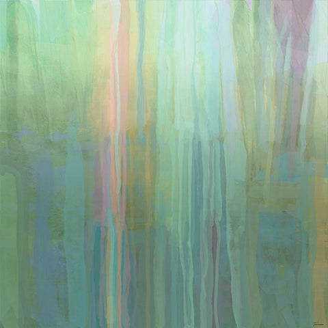 Passive I White Modern Wood Framed Art Print with Double Matting by Tienhaara, Michael