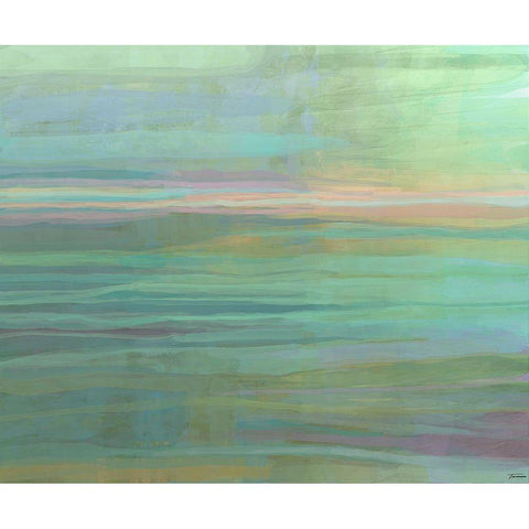 Passive II Black Modern Wood Framed Art Print with Double Matting by Tienhaara, Michael