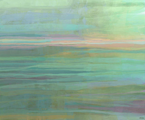 Passive II Black Ornate Wood Framed Art Print with Double Matting by Tienhaara, Michael