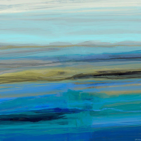 Endless I Gold Ornate Wood Framed Art Print with Double Matting by Tienhaara, Michael