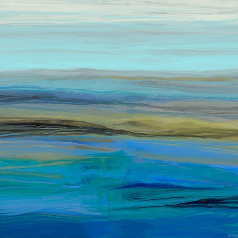 Endless II Black Ornate Wood Framed Art Print with Double Matting by Tienhaara, Michael