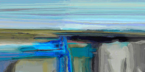 Perpetual Variation I White Modern Wood Framed Art Print with Double Matting by Tienhaara, Michael