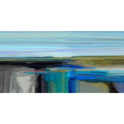 Perpetual Variation II Black Modern Wood Framed Art Print by Tienhaara, Michael