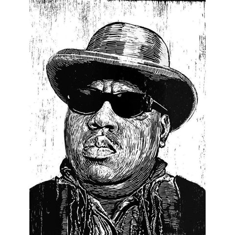 Biggie Gold Ornate Wood Framed Art Print with Double Matting by Shigley, Neil