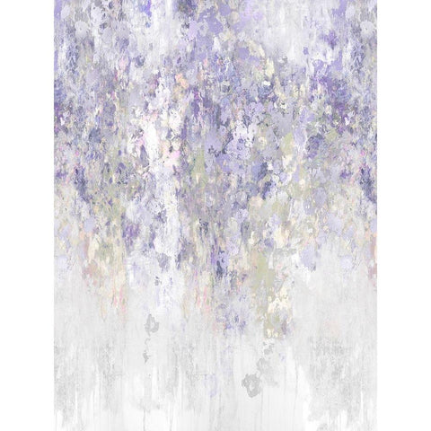 Cascade Lavender White Modern Wood Framed Art Print by Robbins, Nikki