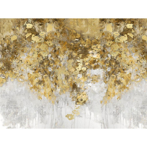 Charmed Amber and Gold Gold Ornate Wood Framed Art Print with Double Matting by Robbins, Nikki