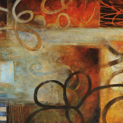 Turning Point I Gold Ornate Wood Framed Art Print with Double Matting by Stevens, Nick