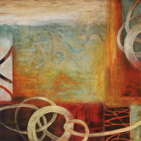 Turning Point II Black Ornate Wood Framed Art Print with Double Matting by Stevens, Nick