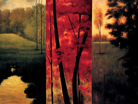 Point of View II Black Ornate Wood Framed Art Print with Double Matting by Thomas, Neil